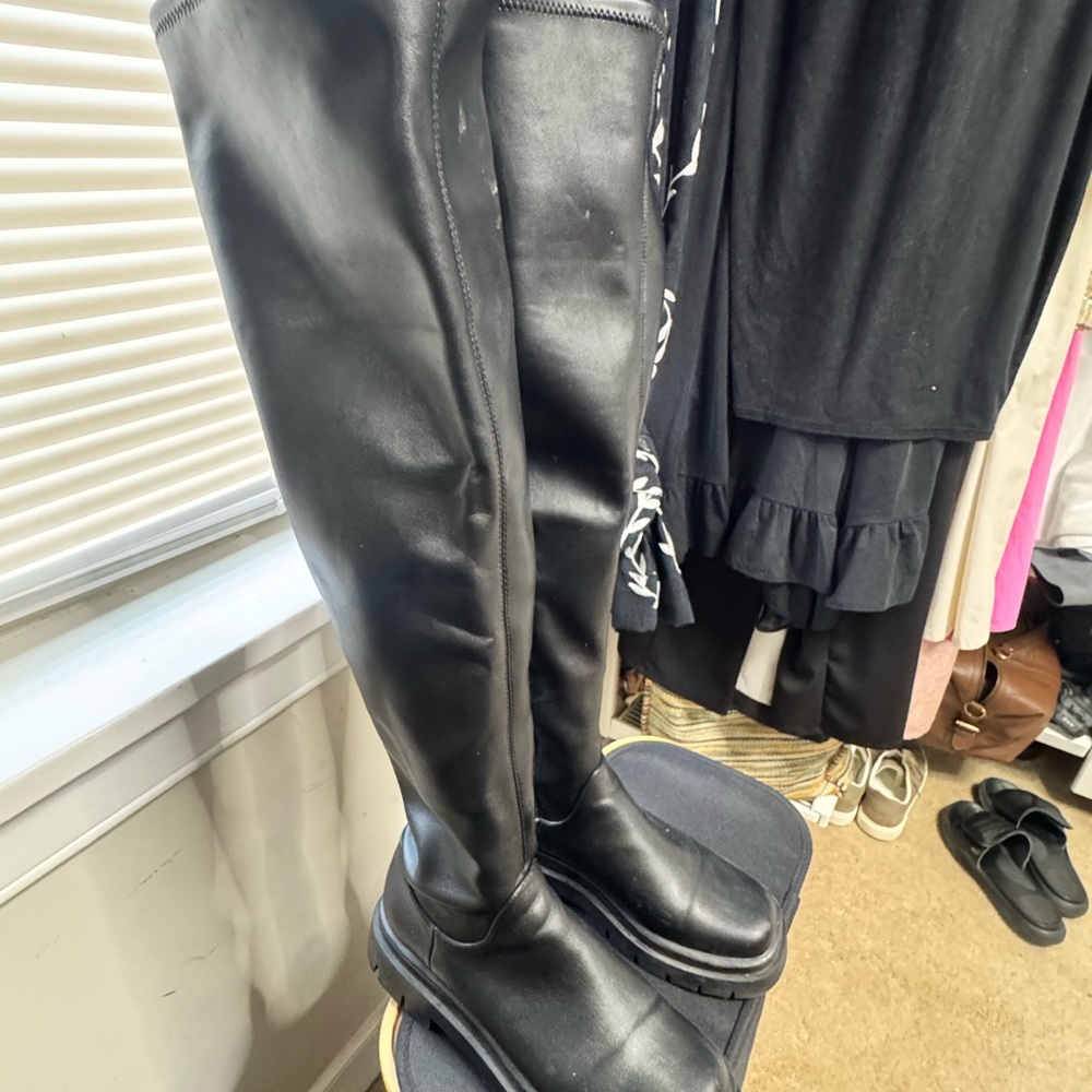 Black Over-the-Knee Boots